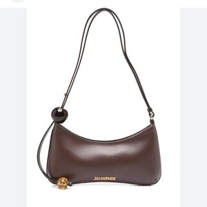 Jacquemus Bisou Perle Brown Shoulder Bag